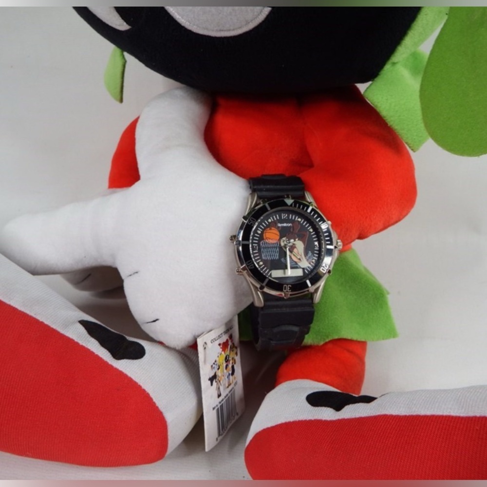 Looney Tunes Rare Basketball Taz Tasmanian Devil Diver Watch